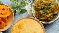 Banarasi Kachori-Sabzi with Jalebi - Authentic breakfast combo